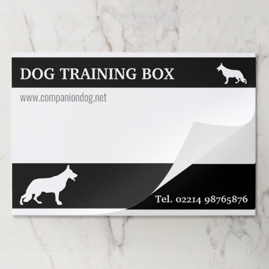 シェパードドッグ紙パッド ペーパーパッド (折り畳み)