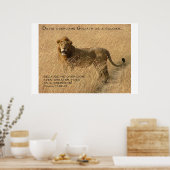 シェパード勇気付けられる ポスター (キッチン)