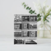 シェパード脱出型枠ニューゲート刑務所 ポストカード (スタンド正面)