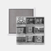 シェパード脱出型枠ニューゲート刑務所 マグネット (正面/裏面)