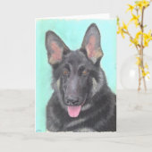 シェパード カード (黄色い花)