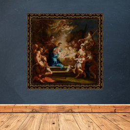 シェパード・セバスティアーノ・コンカ・クリスマスの崇拝 ポスター