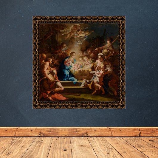 シェパード・セバスティアーノ・コンカ・クリスマスの崇拝 ポスター