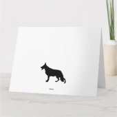 シェパード・ドッグ カード (裏面)