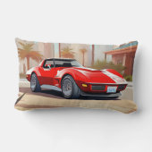 シェビーコルベットスティングレイランバーピロー ランバークッション (裏面)