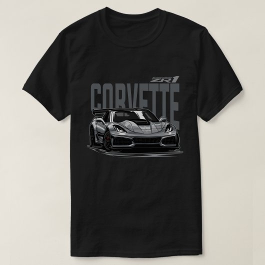 シェビーコルベットZR1 Tシャツ (デザイン正面)