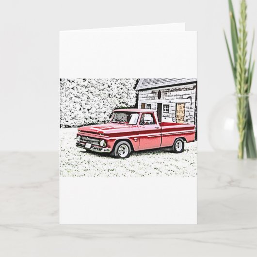 シェビー・トラック カード (正面)