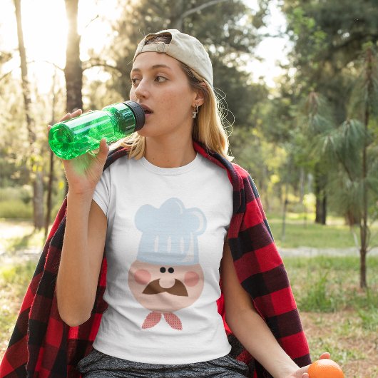 シェフおもしろいの女性のTシャツ Tシャツ