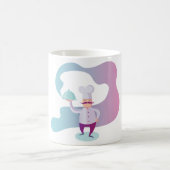 シェフおもしろいイタリアンコーヒーマグ コーヒーマグカップ (中央)