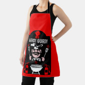 シェフおもしろいハーディグルディ エプロン (インサイチュ)