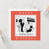 シェフおもしろいマンガ – シェフは有名か? カード (正面/裏面インサイチュ)