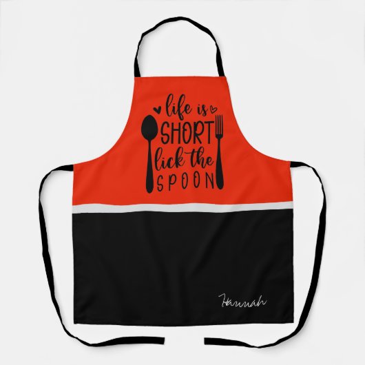 シェフおもしろい引用文エプロン エプロン (正面)