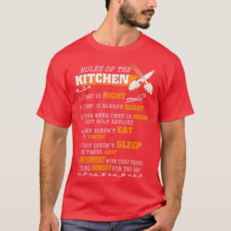 シェフおもしろい料理ギフトI愛料理恋人ギフト Tシャツ