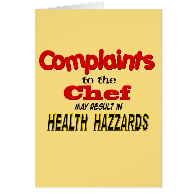 シェフおもしろい (正面)