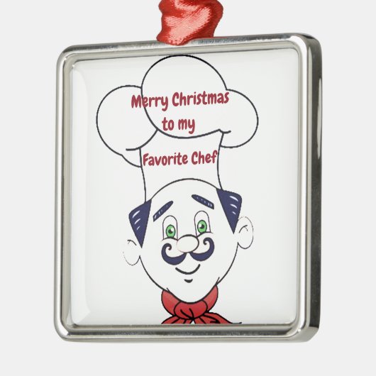 **シェフお気に入りの**クリスマス飾り メタルオーナメント (左)