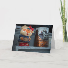 シェフお洒落ピギー&ヴィンテージコーヒー缶 カード