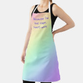 シェフだから – Pastel Rainbow おもしろい Eプロン エプロン (インサイチュ)