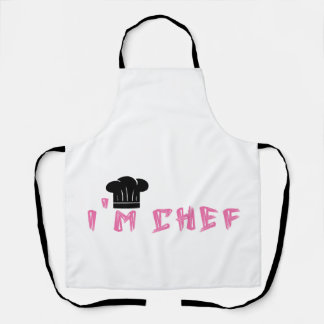 シェフだ I'M CHEF キッチンエプロン エプロン