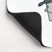 シェフとポットとパンマウスパッド マウスパッド (コーナー)