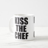 シェフに接吻して下さい コーヒーマグカップ (正面左)