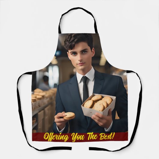 シェフのエレガントTouchエプロン エプロン (正面)