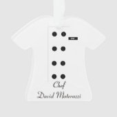 シェフのクリスマスのオーナメント オーナメント (正面)