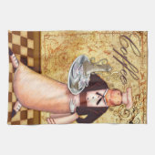 シェフのコーヒー キッチンタオル (横)