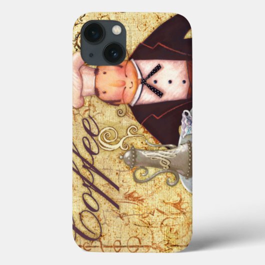 シェフのコーヒー Case-Mate iPhoneケース (裏面)