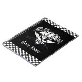 シェフのスカルおよび交差させたシェフのナイフ2 ノートブック (左側)