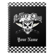 シェフのスカルおよび交差させたシェフのナイフ2