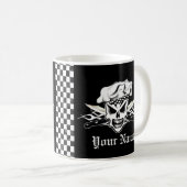 シェフのスカル2 コーヒーマグカップ (正面右)