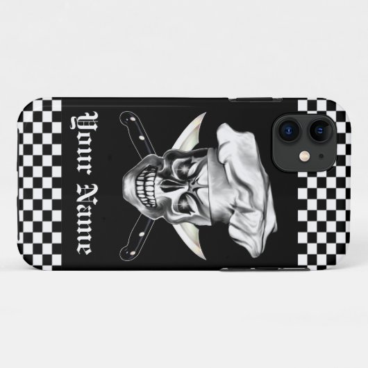 シェフのスカル3.1 Case-Mate iPhoneケース (裏面(横))