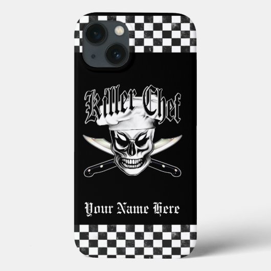 シェフのスカル4: キラーシェフ Case-Mate iPhoneケース (裏面)