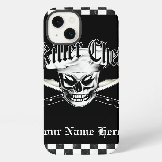 シェフのスカル4: キラーシェフ iPhoneケース (裏面)