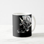 シェフのスカル5 コーヒーマグカップ (正面右)