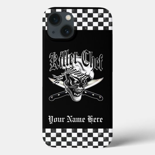 シェフのスカル5 Case-Mate iPhoneケース (裏面)