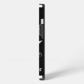 シェフのスカル5 iPhoneケース (左側面)