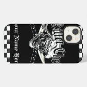 シェフのスカル5 iPhoneケース (裏面横)