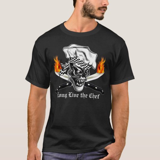 シェフのスカル5 Tシャツ (正面)