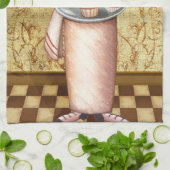 シェフのデザート キッチンタオル (折り畳み)