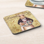 シェフのデザート コースター (左側)