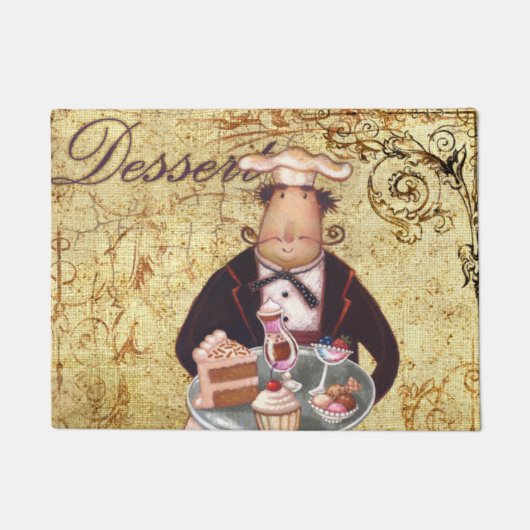 シェフのデザート ドアマット (正面)