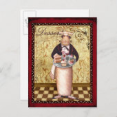 シェフのデザート ポストカード (正面/裏面)