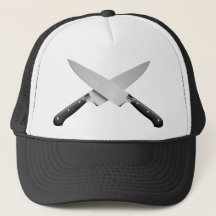 シェフのナイフを交差させる