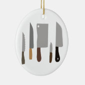 シェフのナイフ セラミックオーナメント (右)