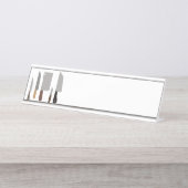 シェフのナイフ デスクネームプレート (正面)