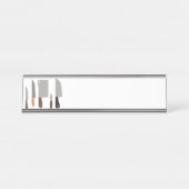 シェフのナイフ デスクネームプレート (正面)