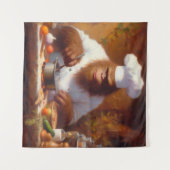 シェフのビッグフット タペストリー (正面(横))