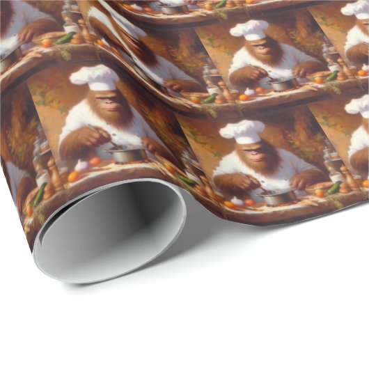 シェフのビッグフット ラッピングペーパー (ロールコーナー)