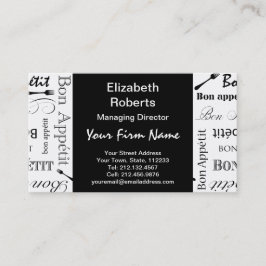 シェフのボンアペティトフードラバー 名刺